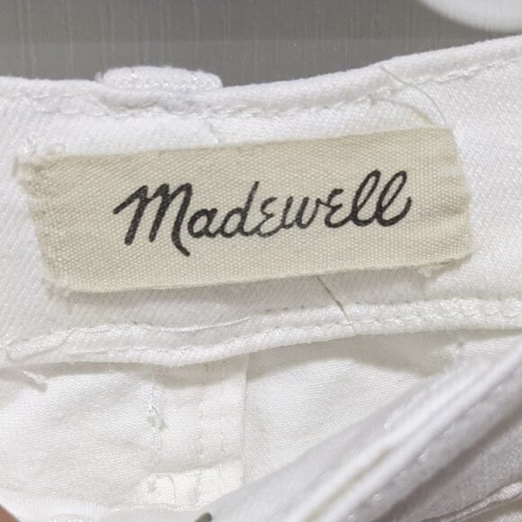 Madewell | 9" Mid-Rise Skinny Jeans in Pure White - Picture 6 of 13